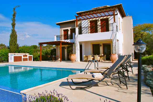 Relax by the pool - Villa Pachna, Aphrodite Hills, Cyprus